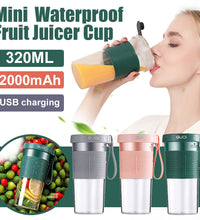 Mini USB Rechargeable Portable Electric Fruit Juicer Kitchen