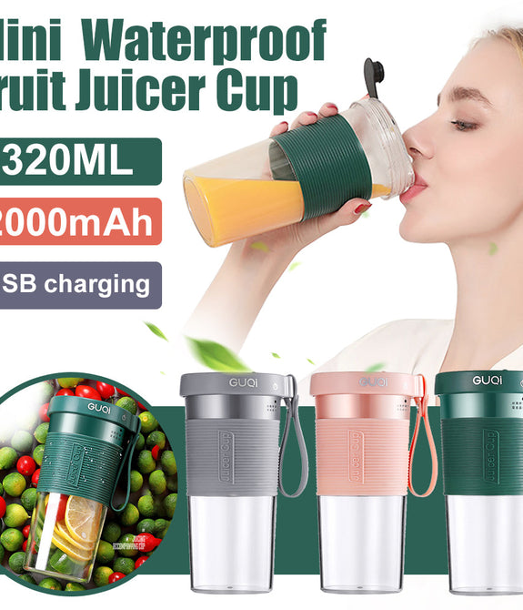 Mini USB Rechargeable Portable Electric Fruit Juicer Kitchen