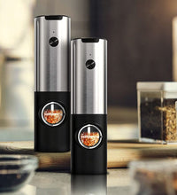 Electric Salt Grinder 2 Bottles Set