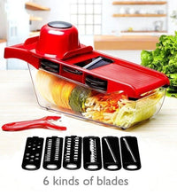 Stainless Steel 6 Blades Vegetable Slicer