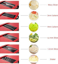 Stainless Steel 6 Blades Vegetable Slicer