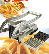 Stainless Steel French Fries and Potato Cutter with 2 Different Blades